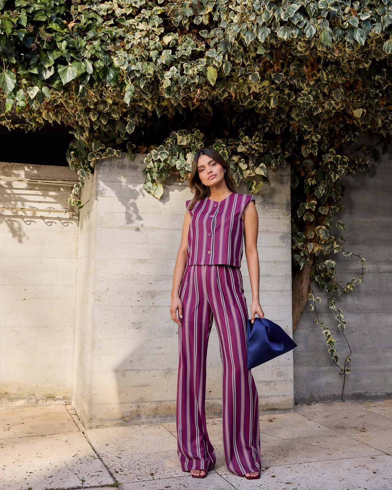 Serena Wine Trousers