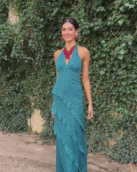 Florence Petrol Blue Dress