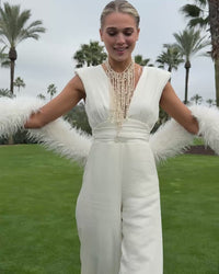 Carlotta Ivory Jumpsuit