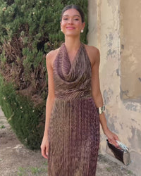Sienna Copper Dress