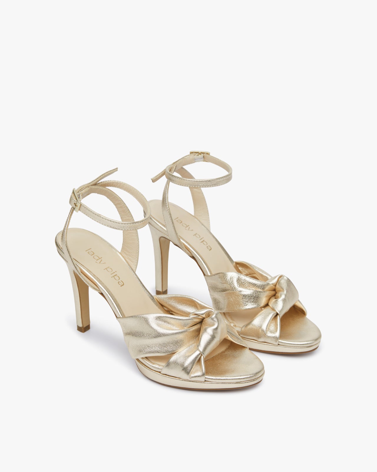 Greta Gold Sandals