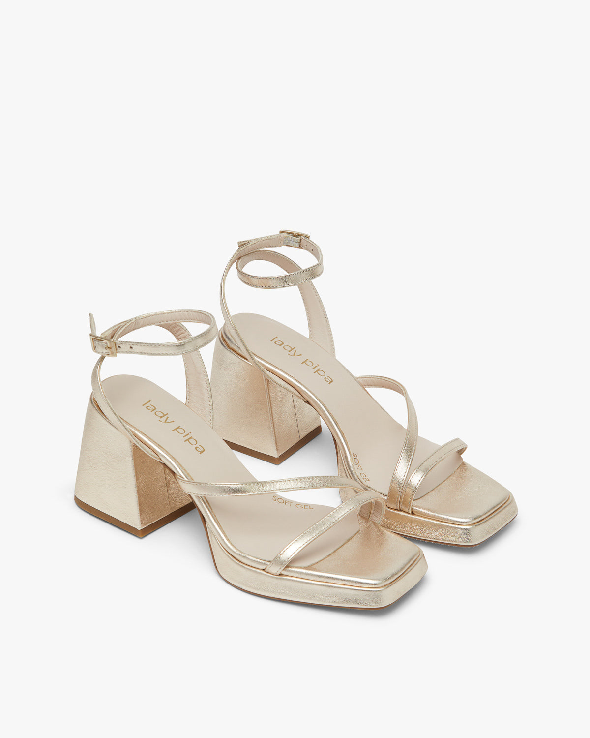 Isabella Gold Sandals