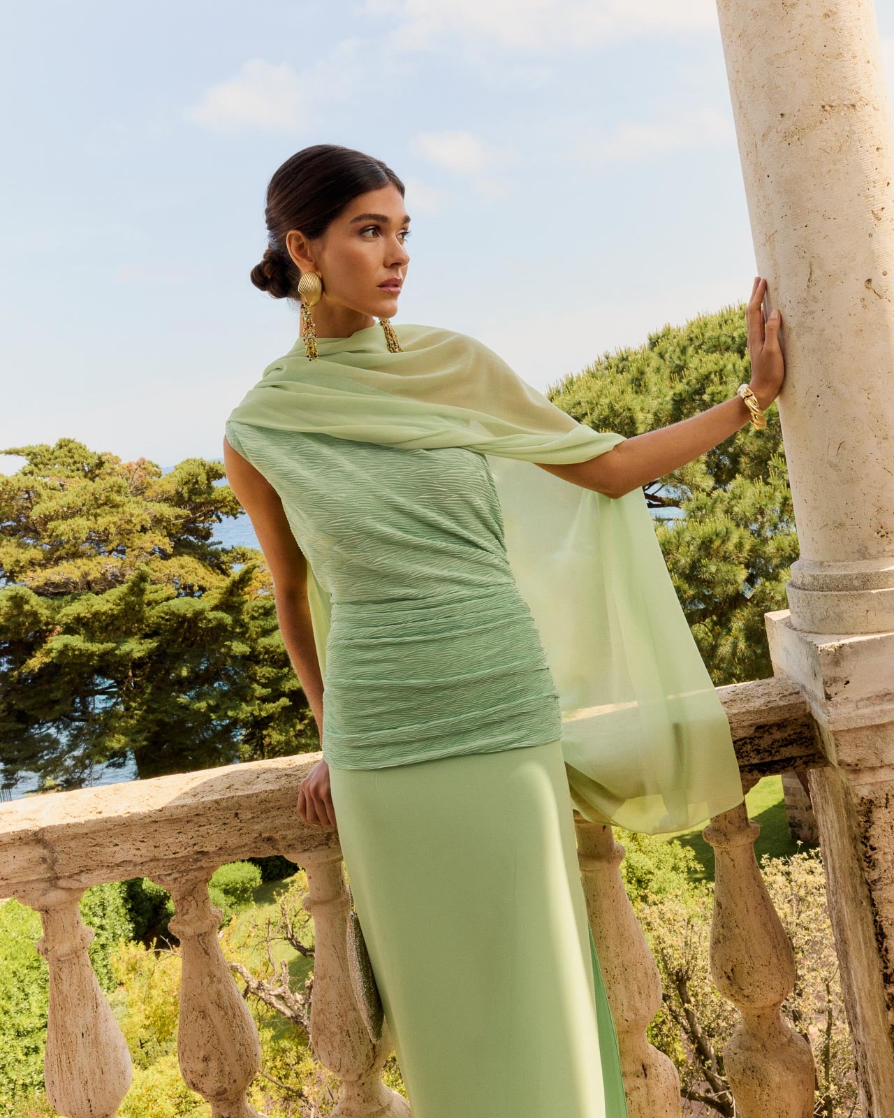 Vestido Alice Celadón