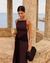 Cadaques Brown Dress