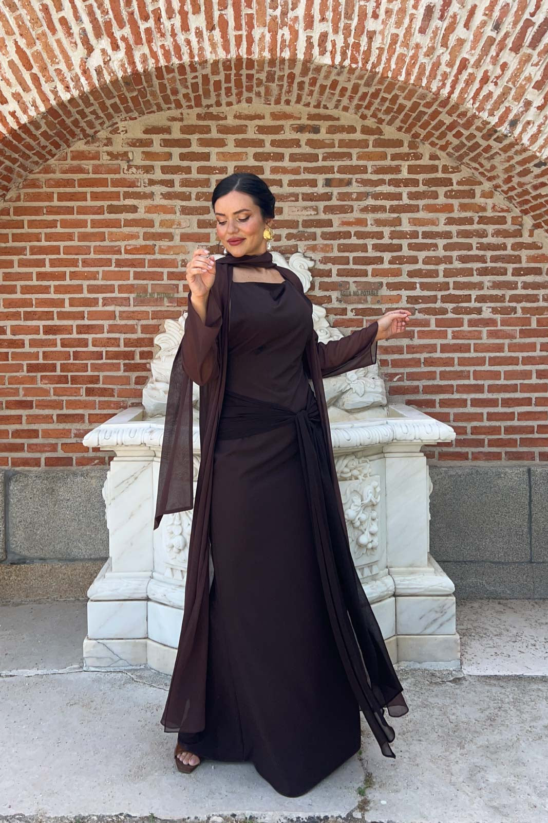 Robe Cadaques Marron