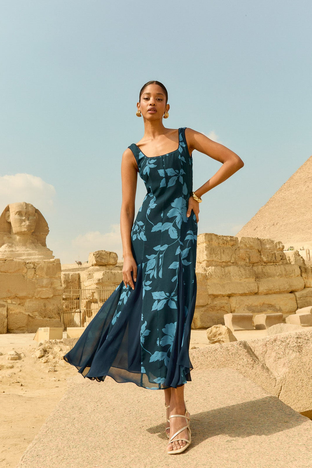 Dalia Gardenia Blue Dress