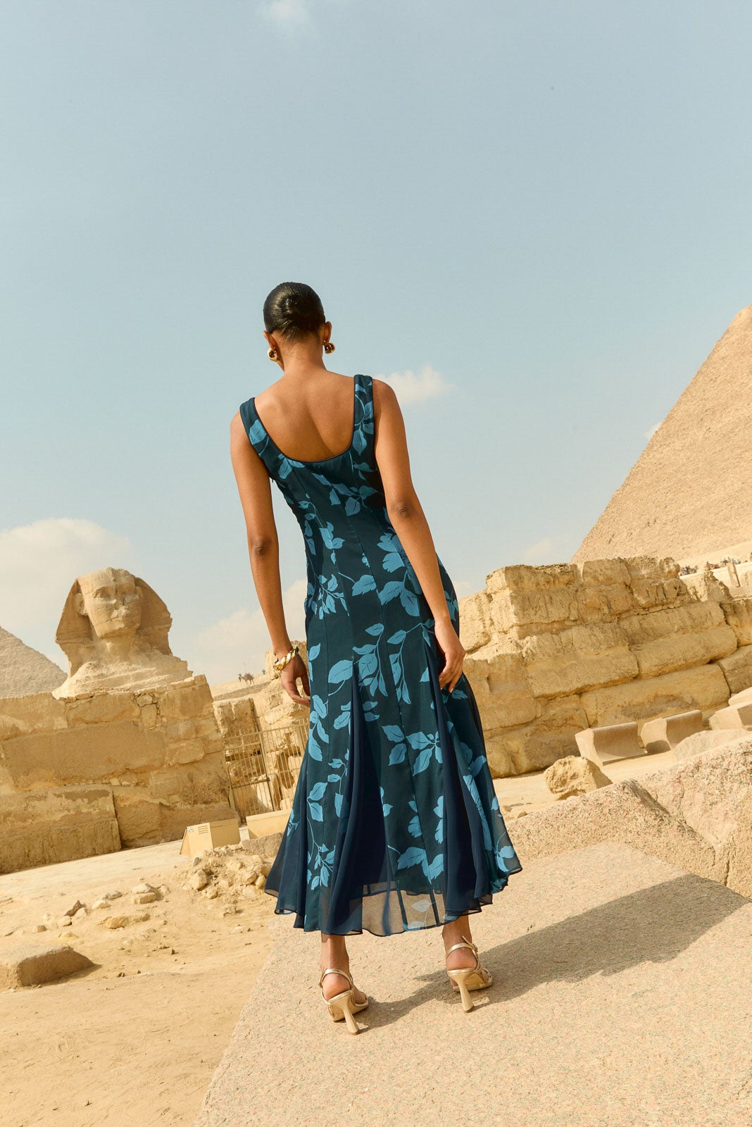 Dalia Gardenia Blue Dress