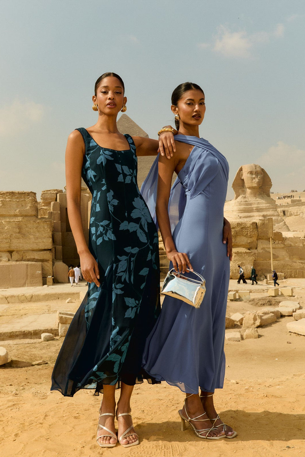 Robe Dalia Bleu Gardenia