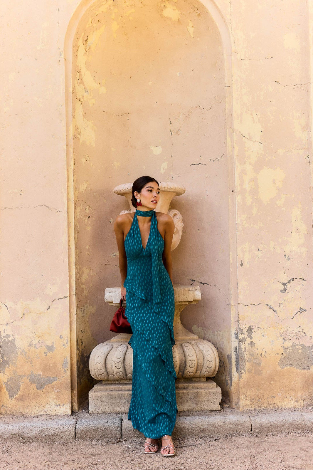 Florence Petrol Blue Dress