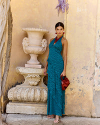 Florence Petrol Blue Dress