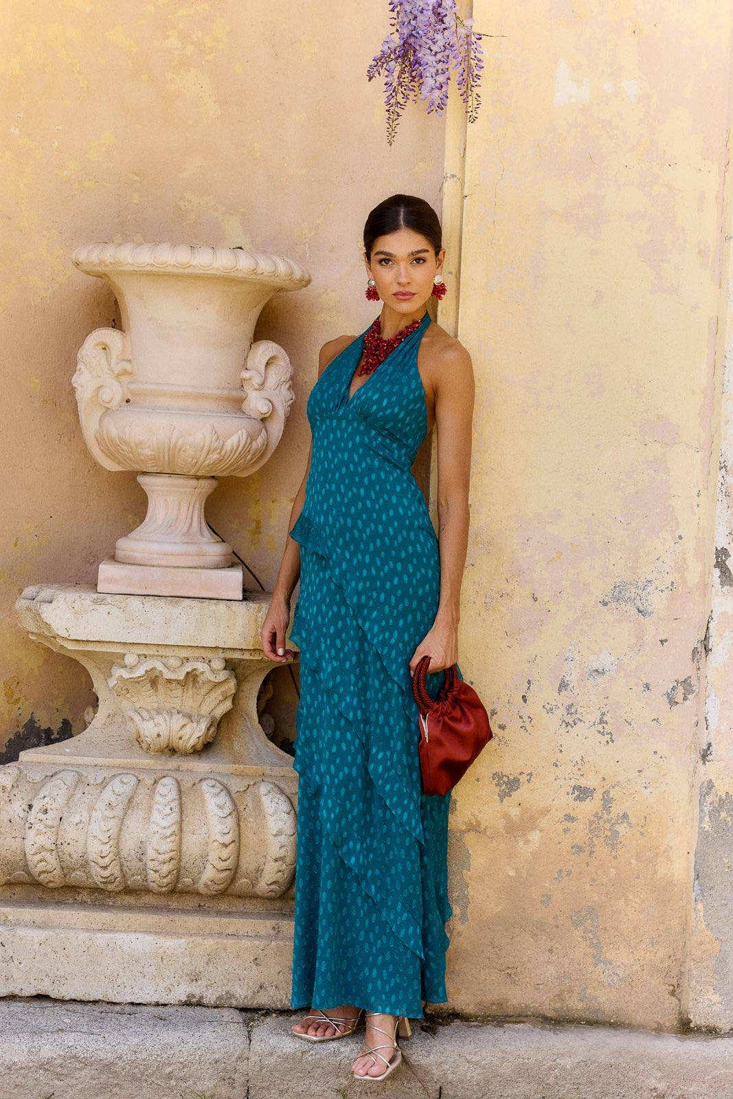 Florence Petrol Blue Dress