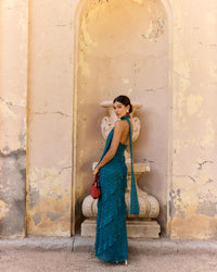 Florence Petrol Blue Dress