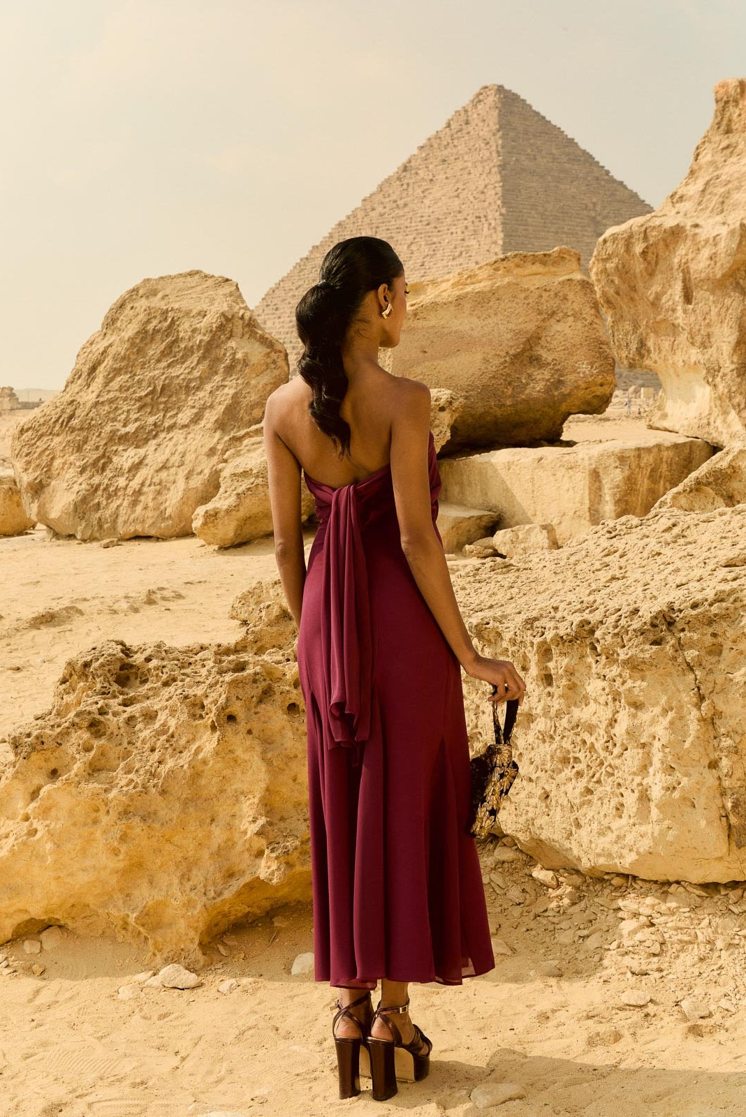 Vestido Julieta Burdeos