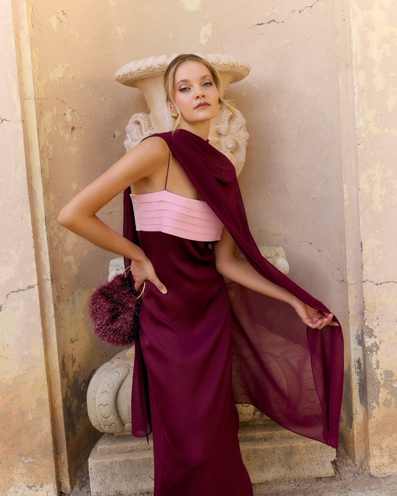 Vestido Keira Burdeos