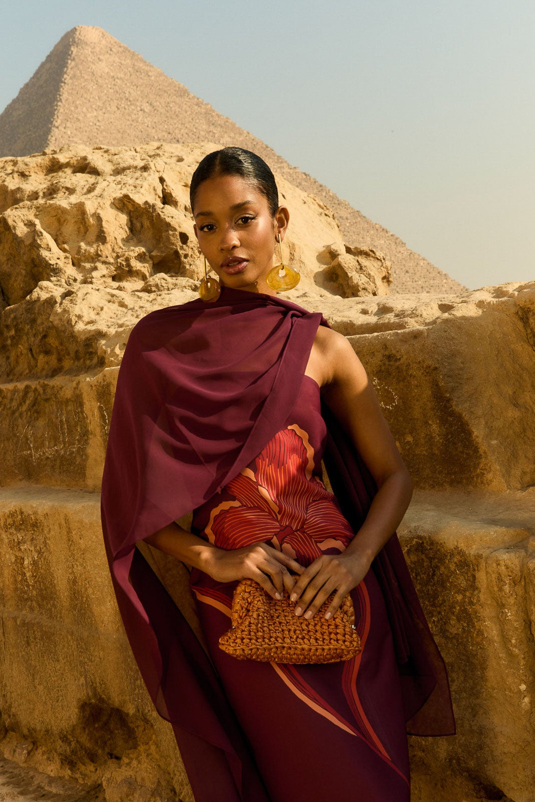 Vestido Salma Lirio Burdeos