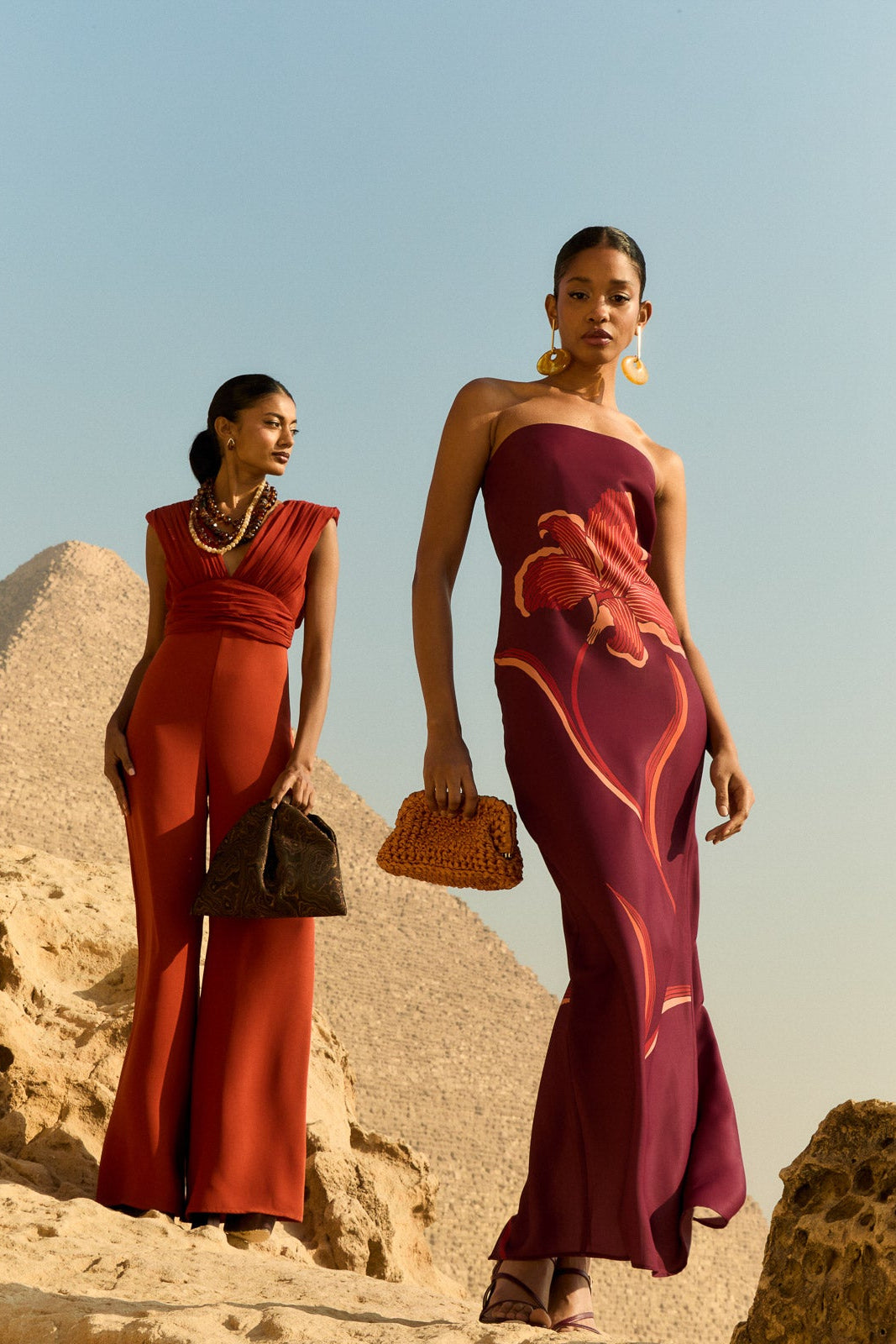 Robe Salma Lirio Bordeaux