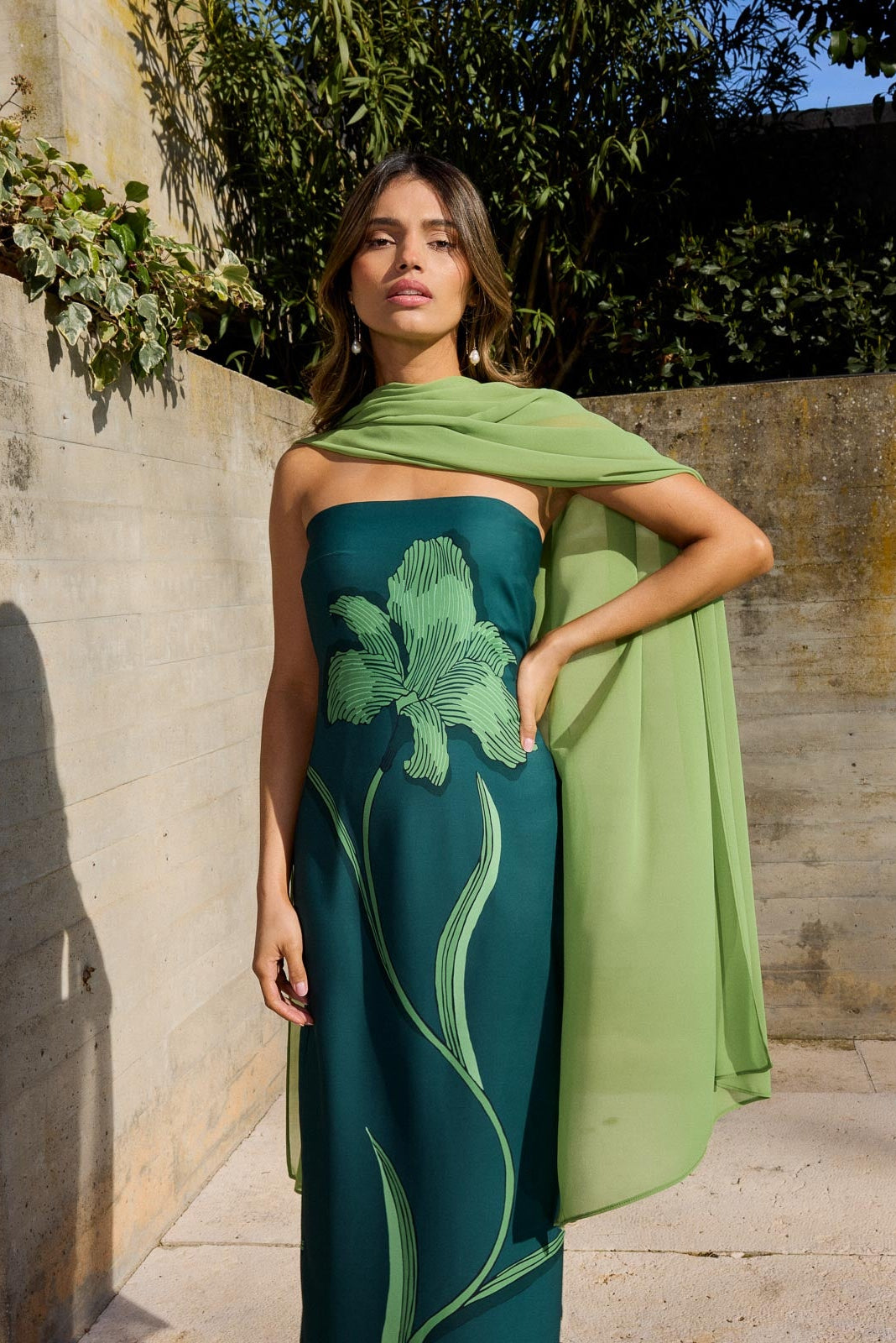 Vestido Salma Lirio Verde