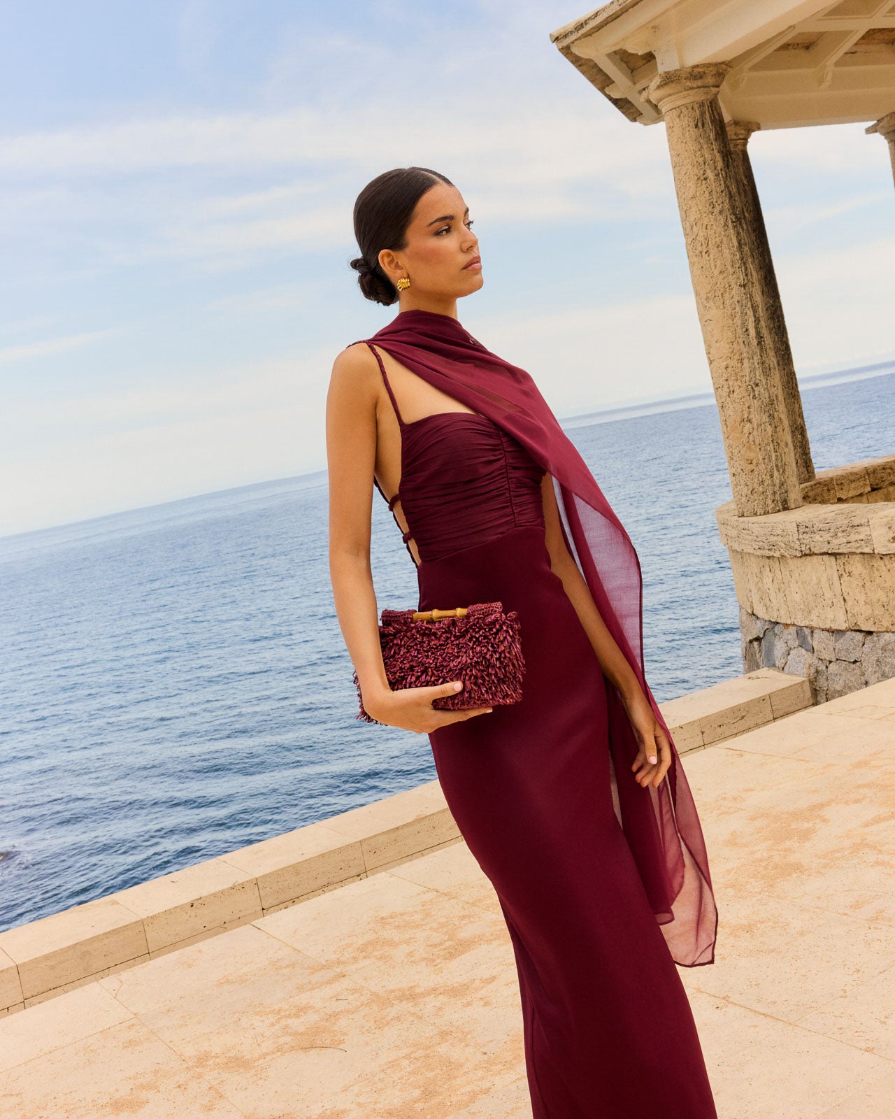 Tamariu Burgundy Dress