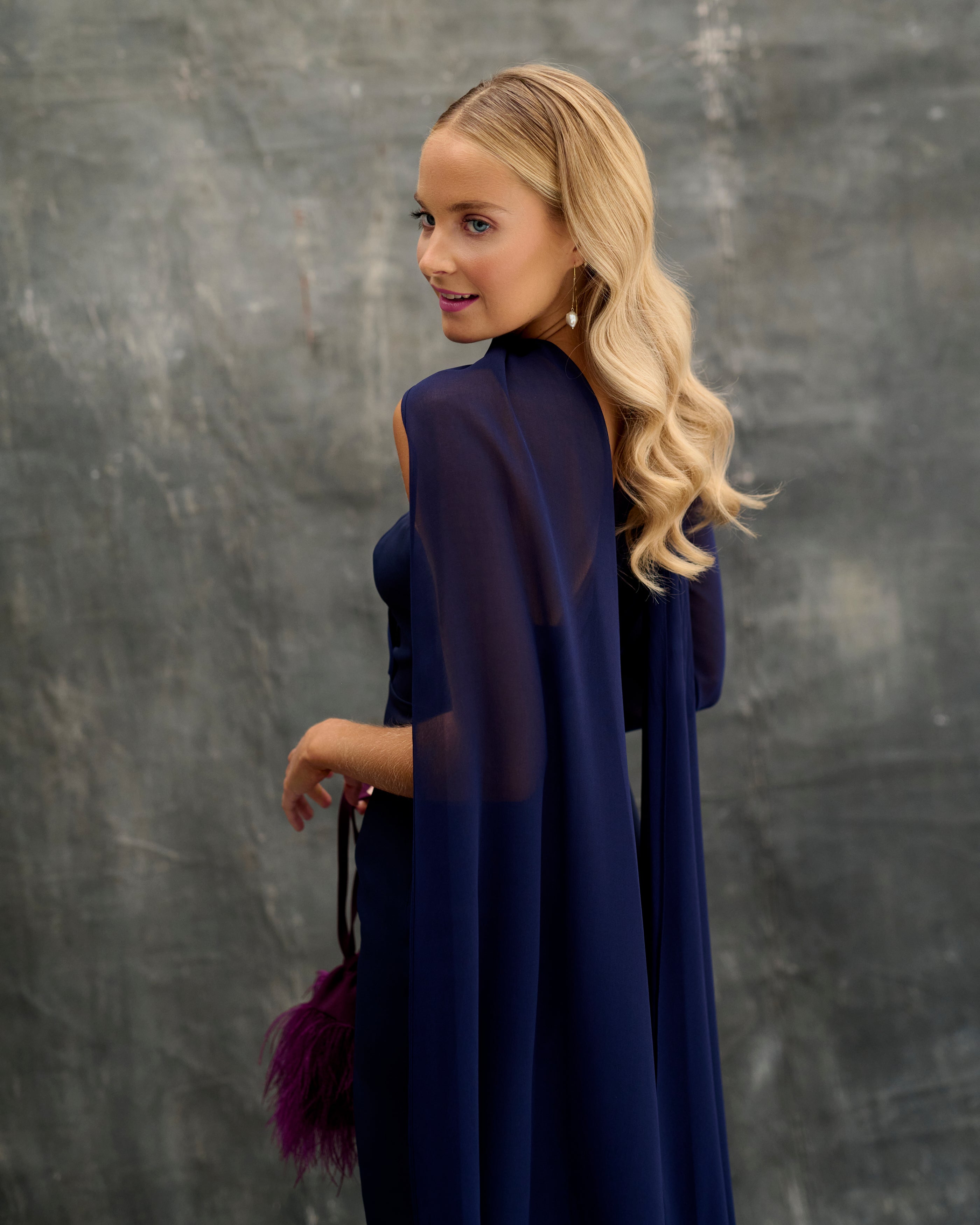 Lyra Navy blue Dress