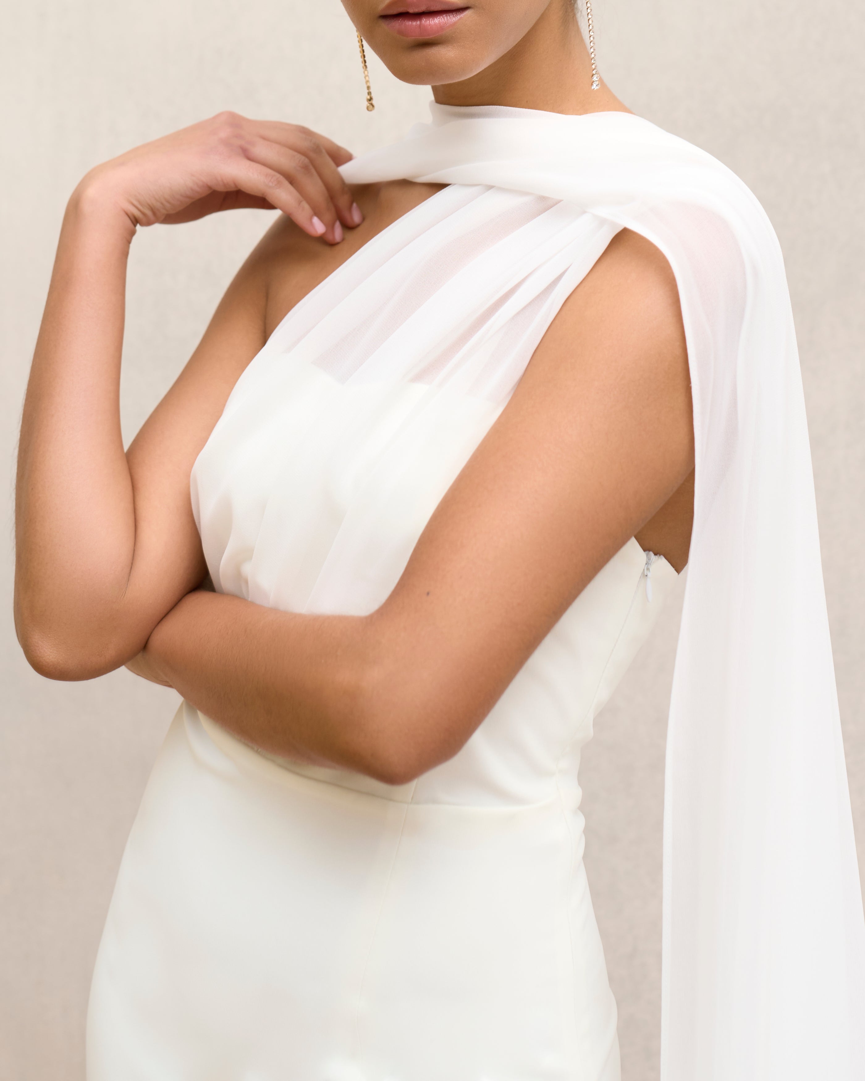Lyretta White Dress
