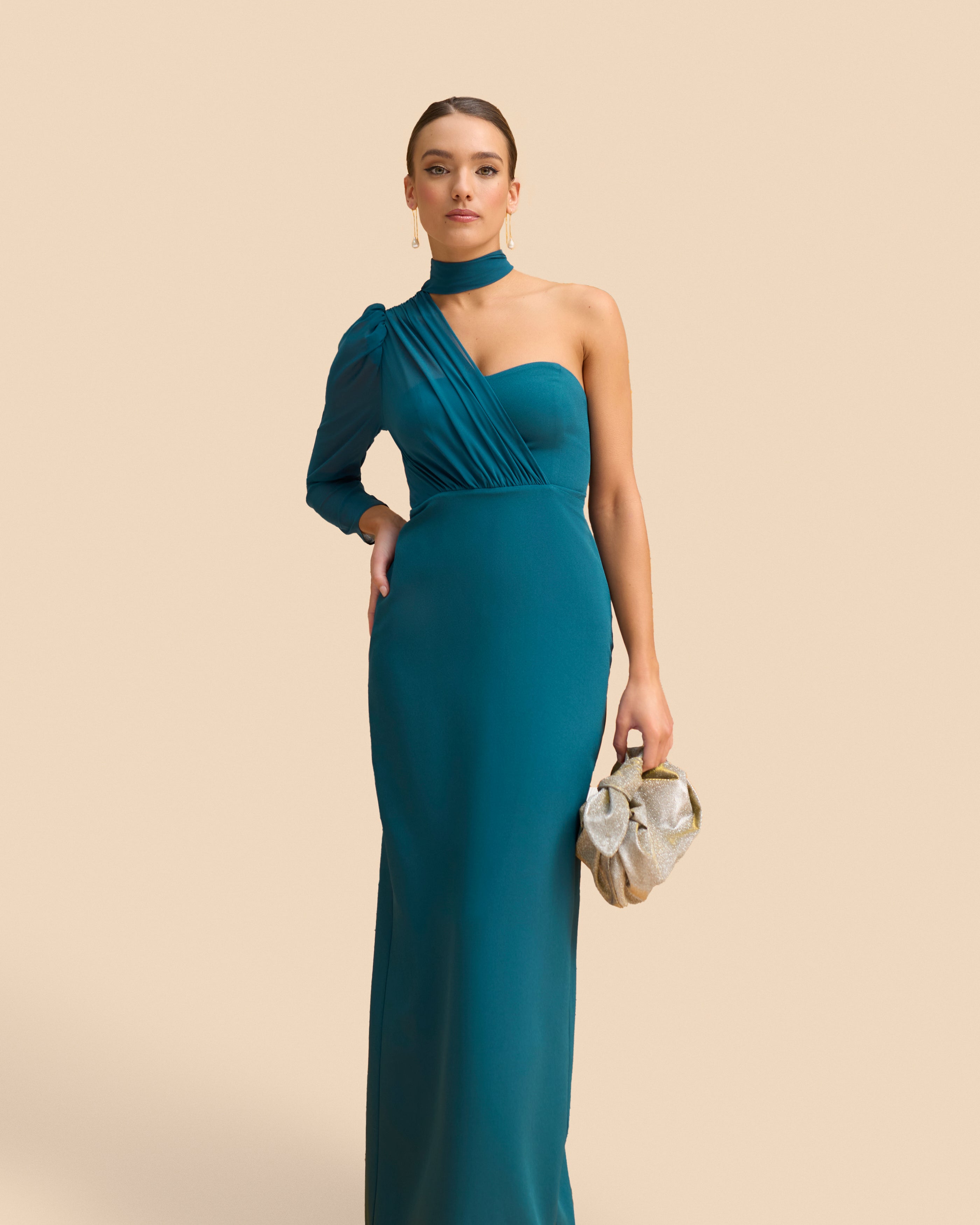 Lirio Petroleum blue Dress