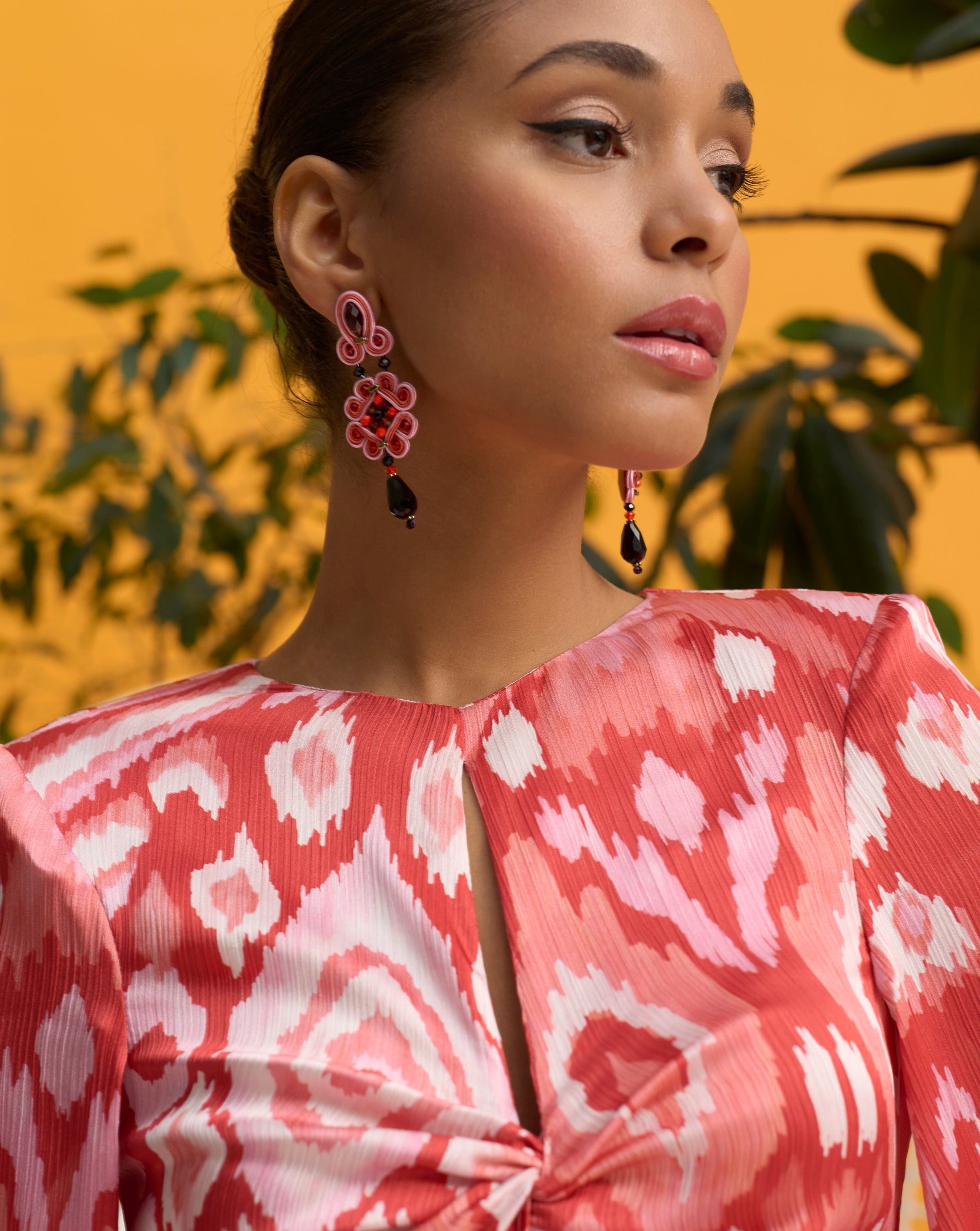 Sunday Coral Earrings by Musula