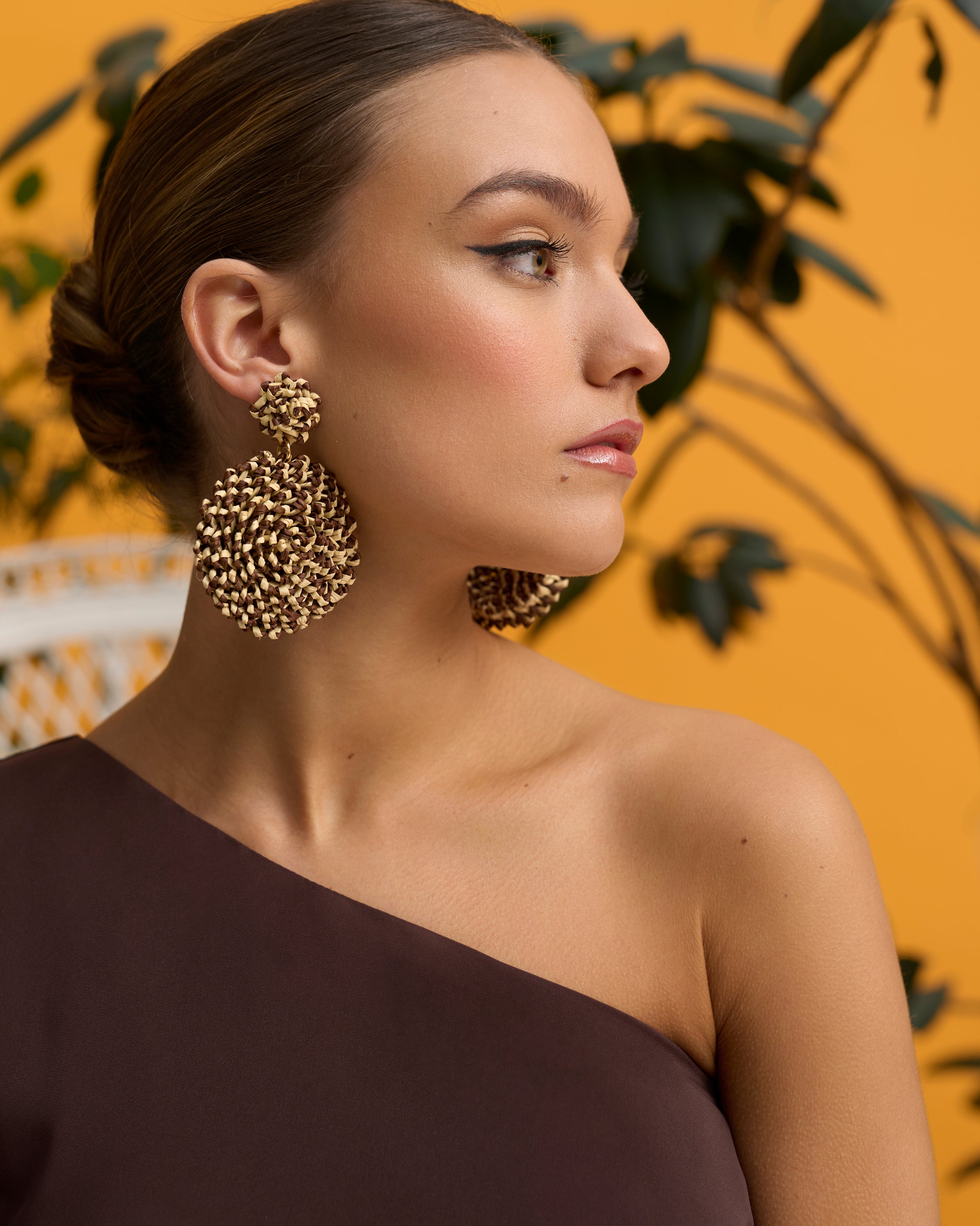 Victoria Brown Earrings by Verbena