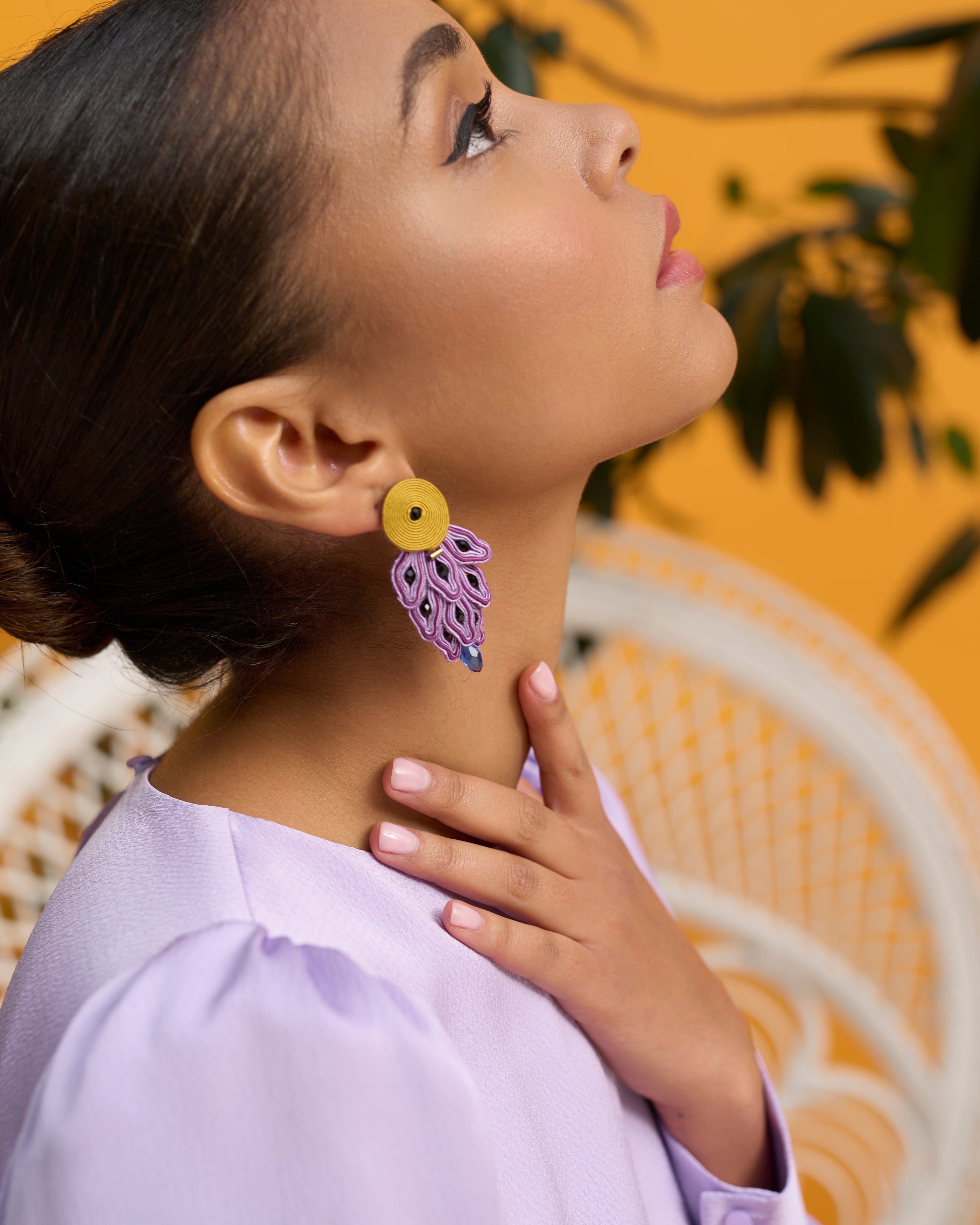 París Lavender Earrings by Musula