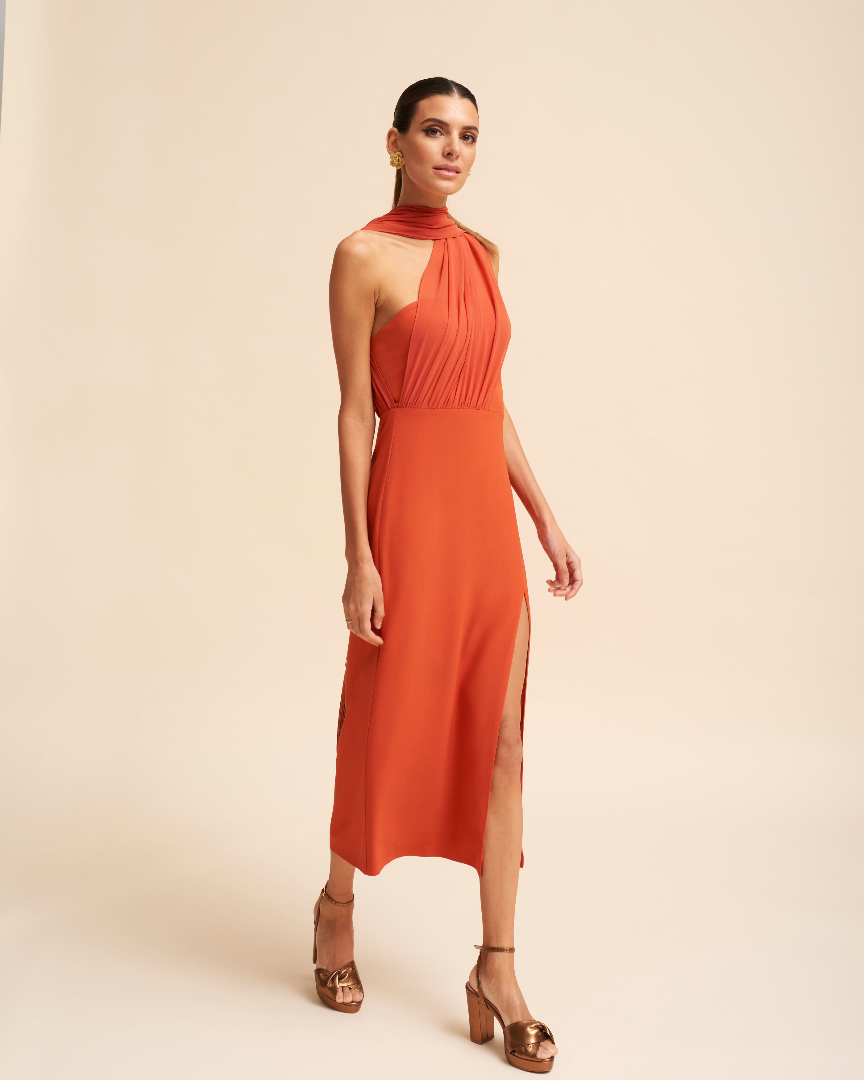 Copper Key Celebrate Rhinestone Platform Dress Sandals | Dillard's