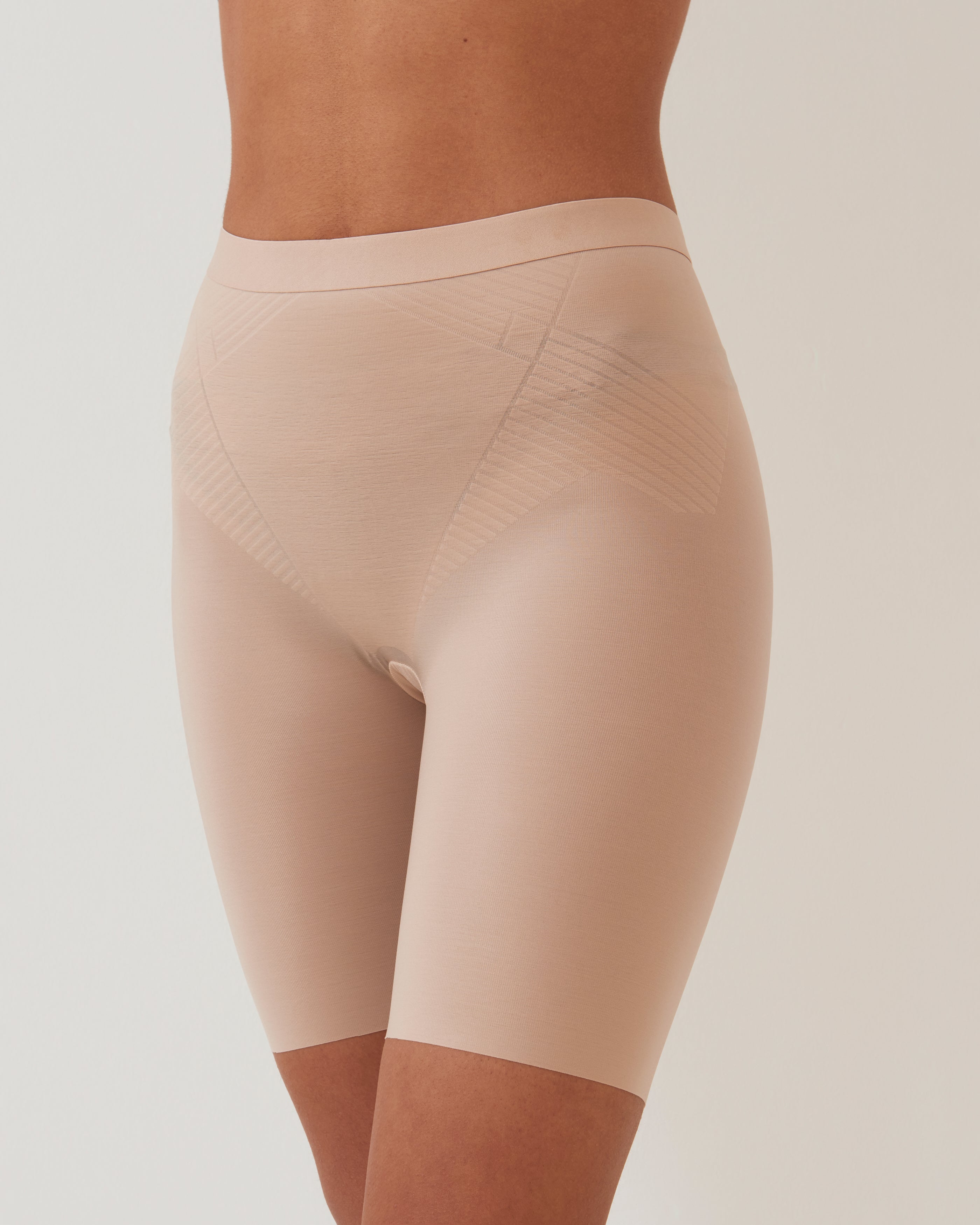 Beige Slimming Pants by SPANX