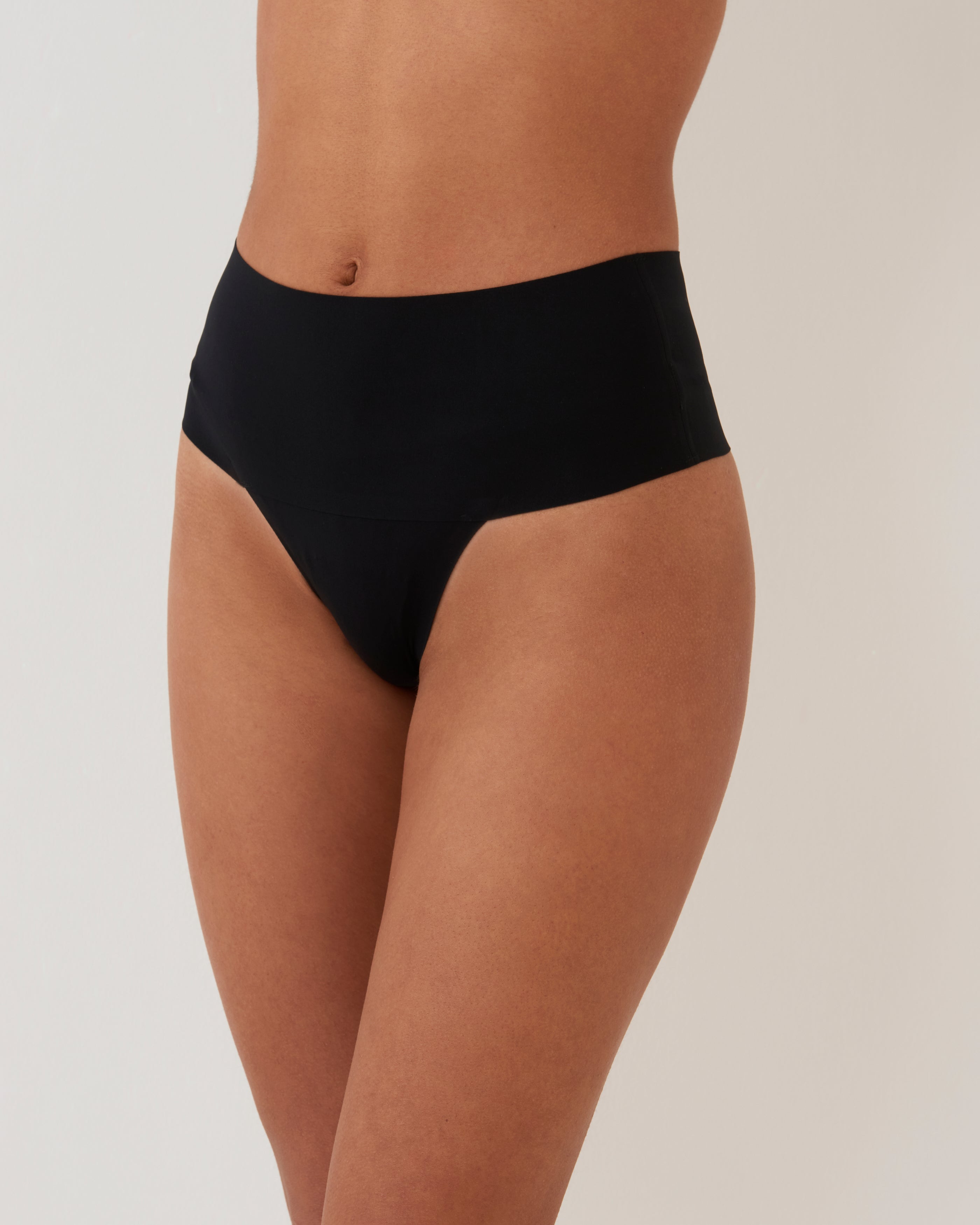 Black Invisible Shaping Thong by SPANX