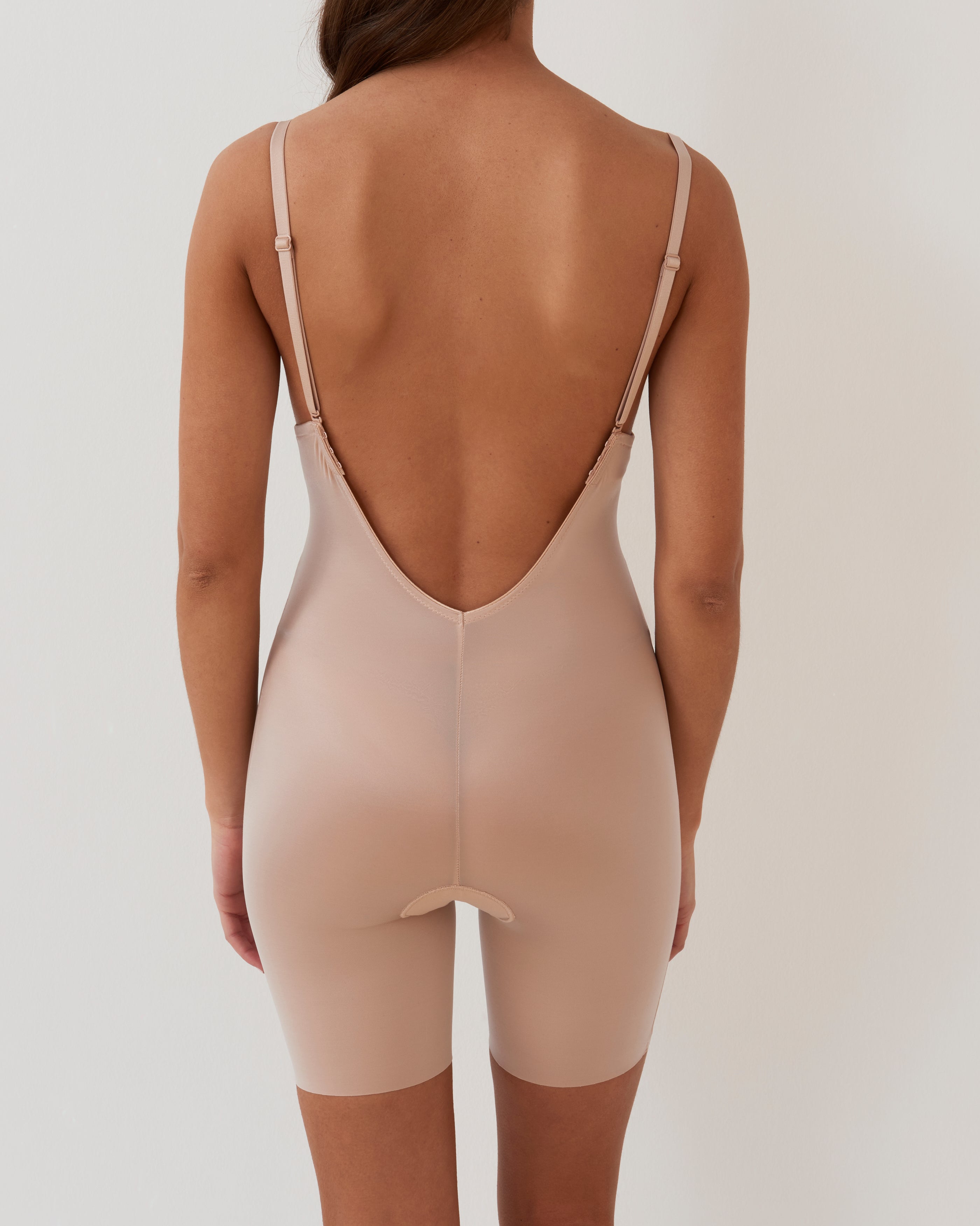 Beige Slimming Bodysuit by SPANX