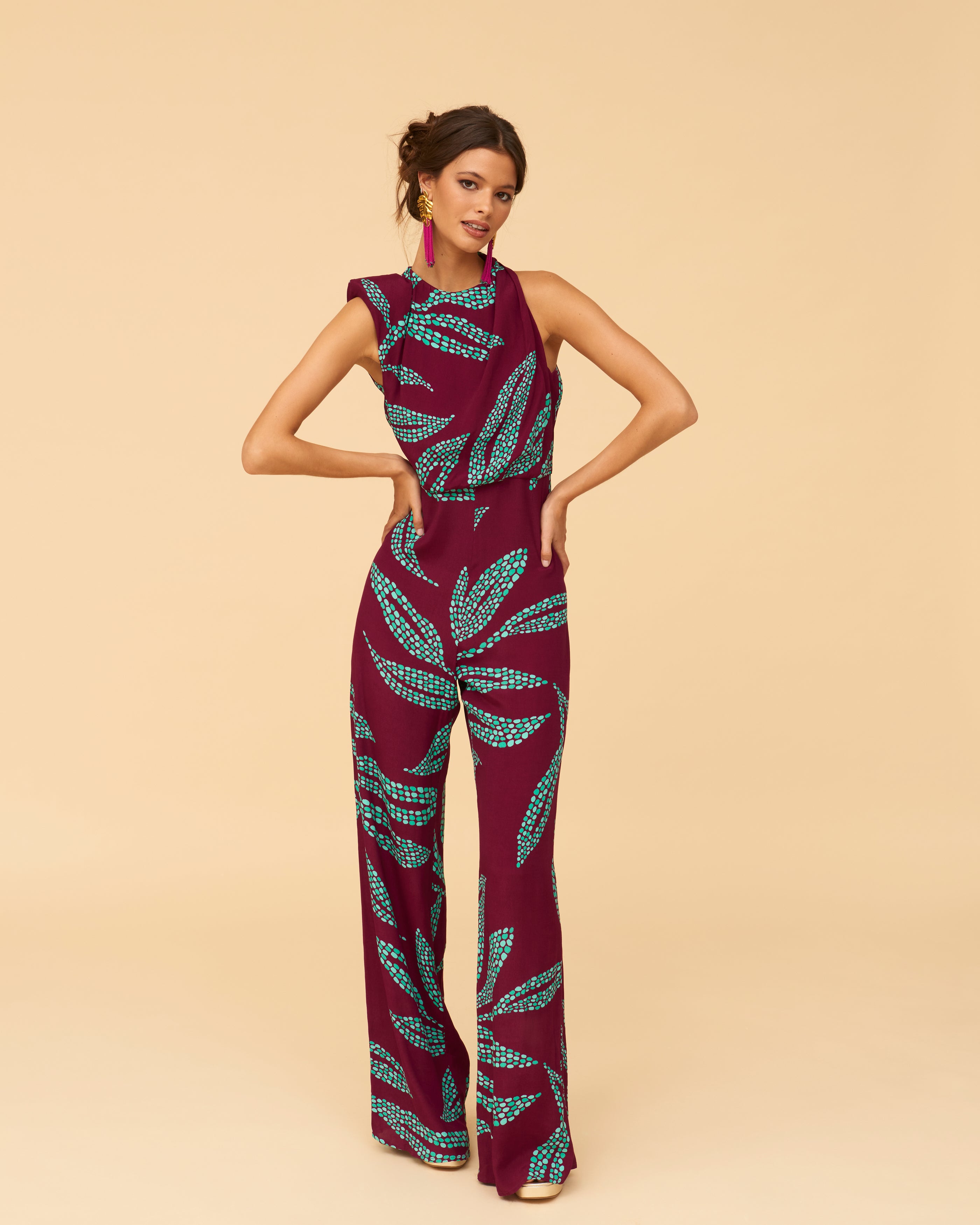 Dvf terria hot sale jumpsuit