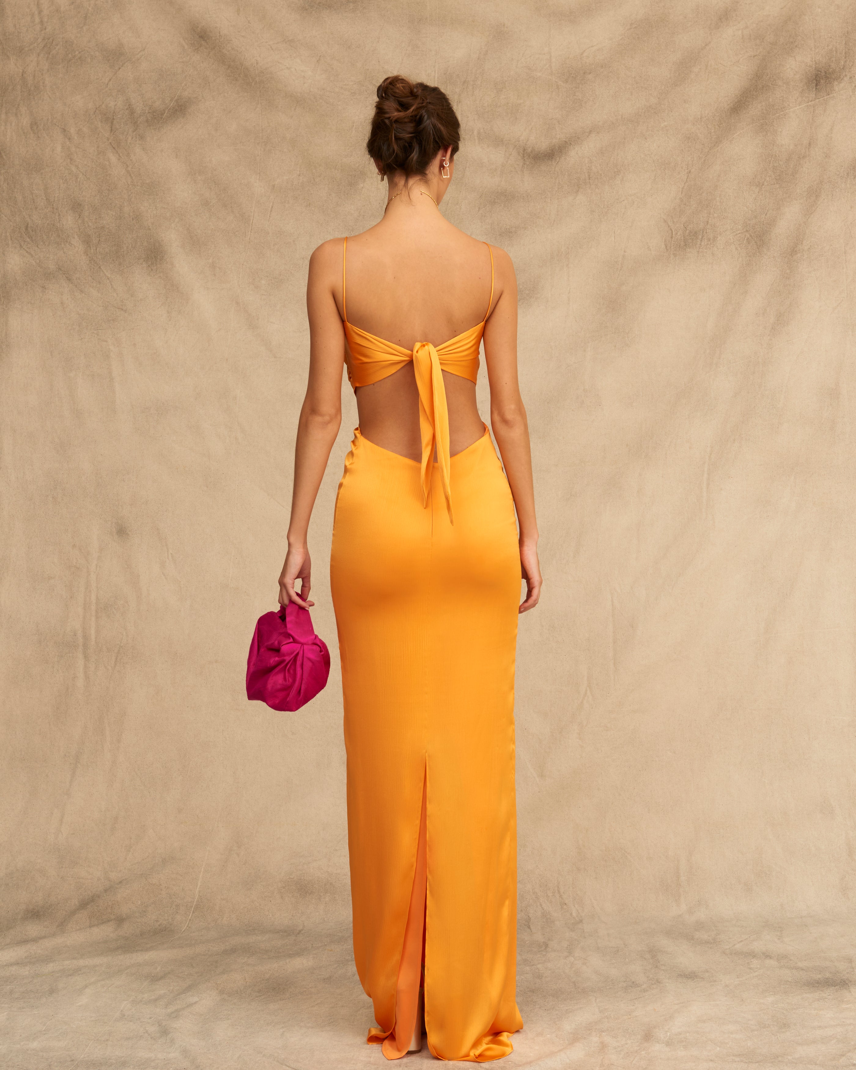 Vestido Dórico Naranja – Top Ladys