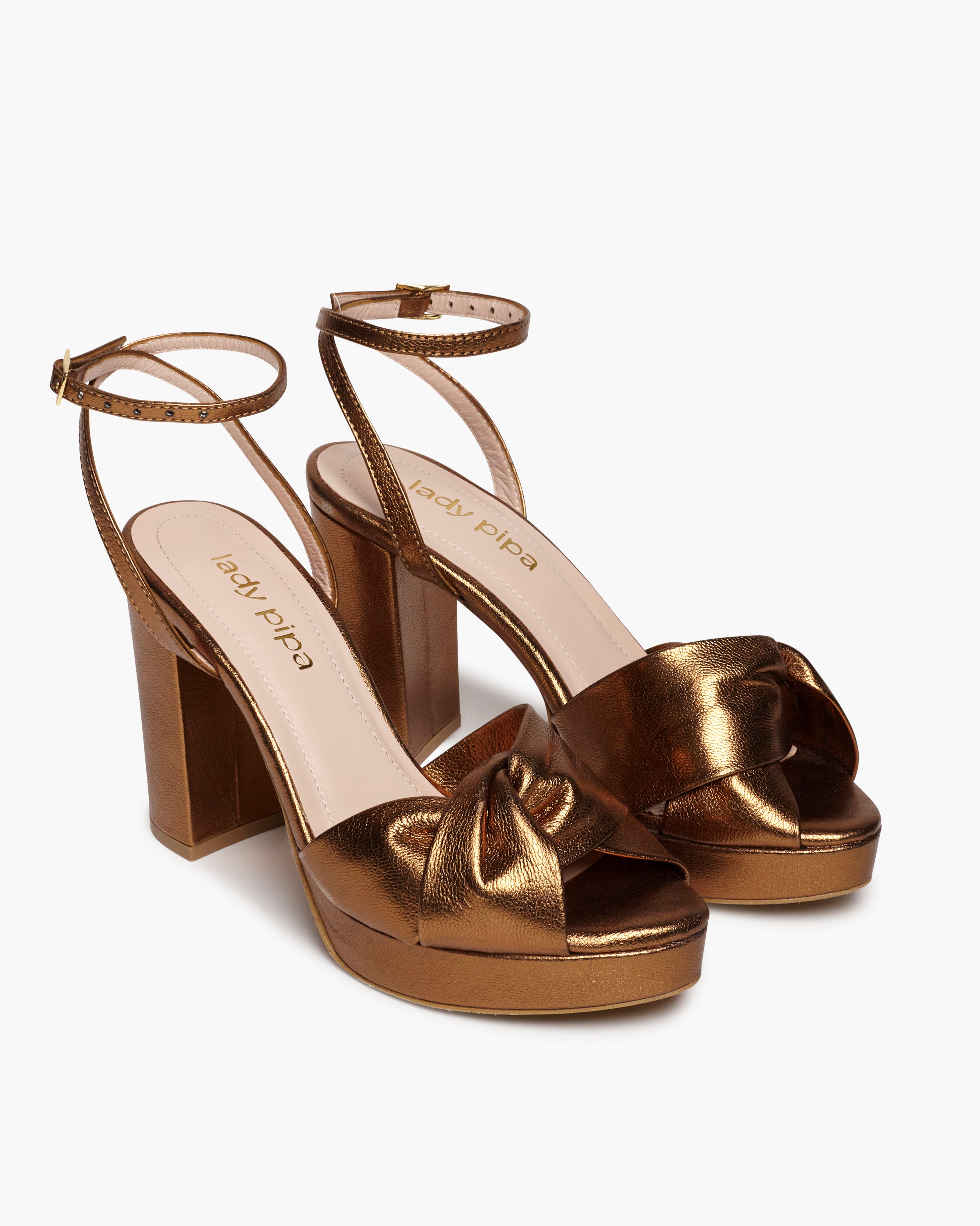 Copper Key Primrose Color Block Three Strap Bow Velvet Dress Sandals |  Dillard's