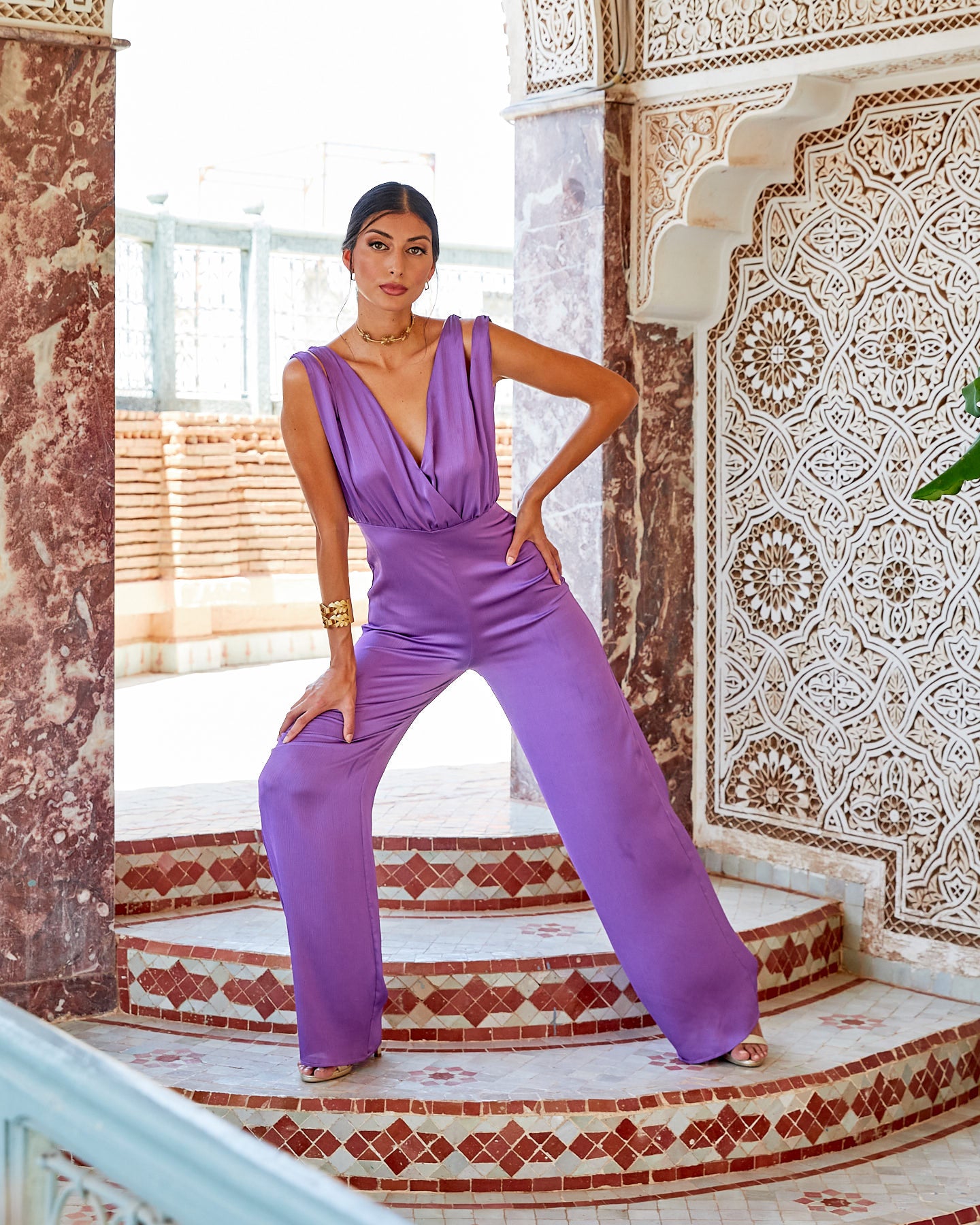 Luxor Purple Jumpsuit