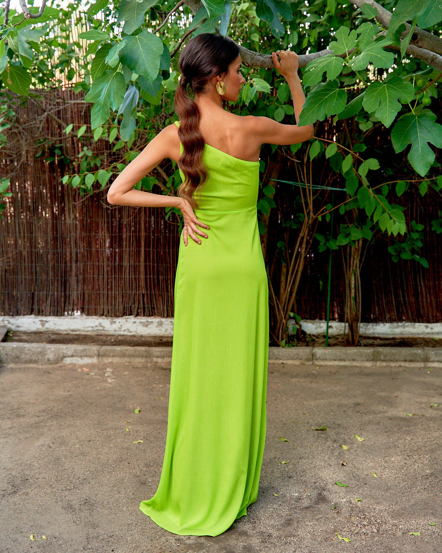 Alexandría Lime Dress